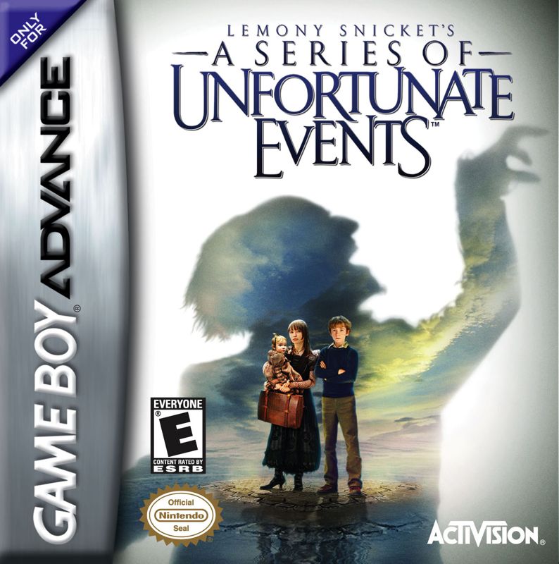 Lemony Snicket's A Series of Unfortunate Events box art for GameBoy Advance